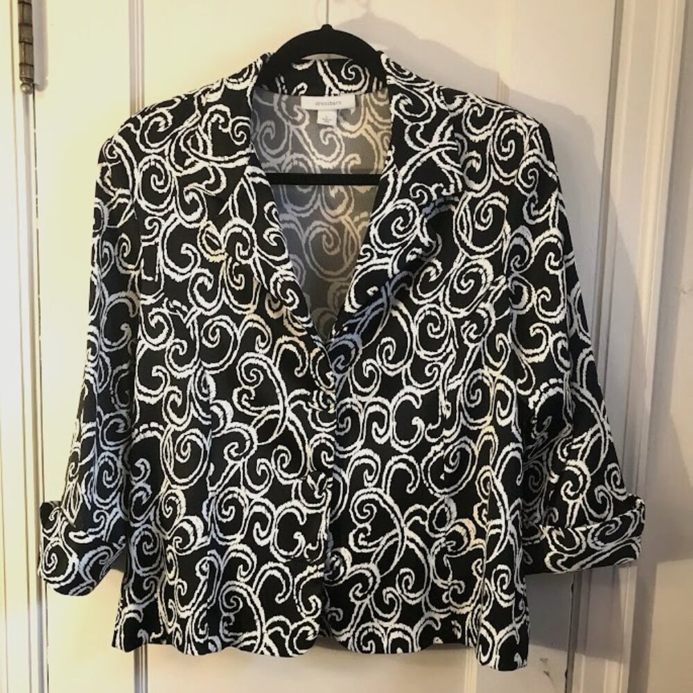 Made in USA, dressbarn silky dress jacket